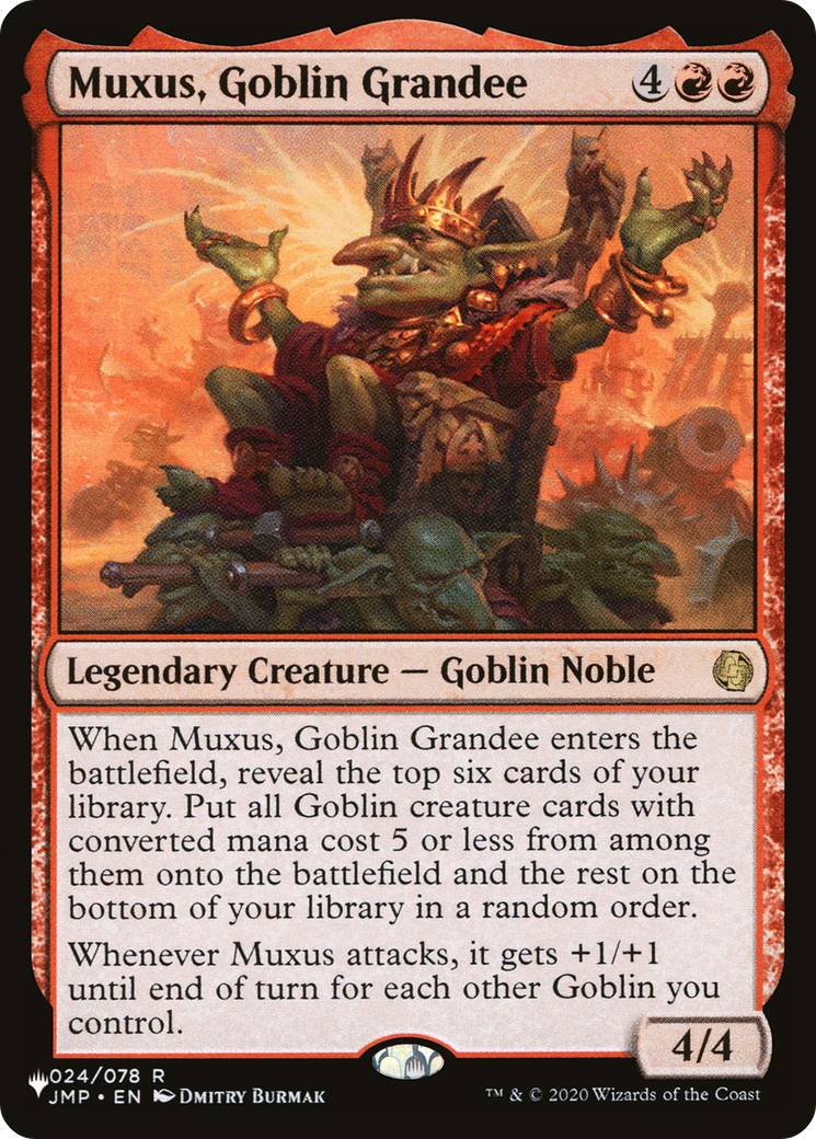 Muxus, Goblin Grandee [The List] | Galaxy Games LLC