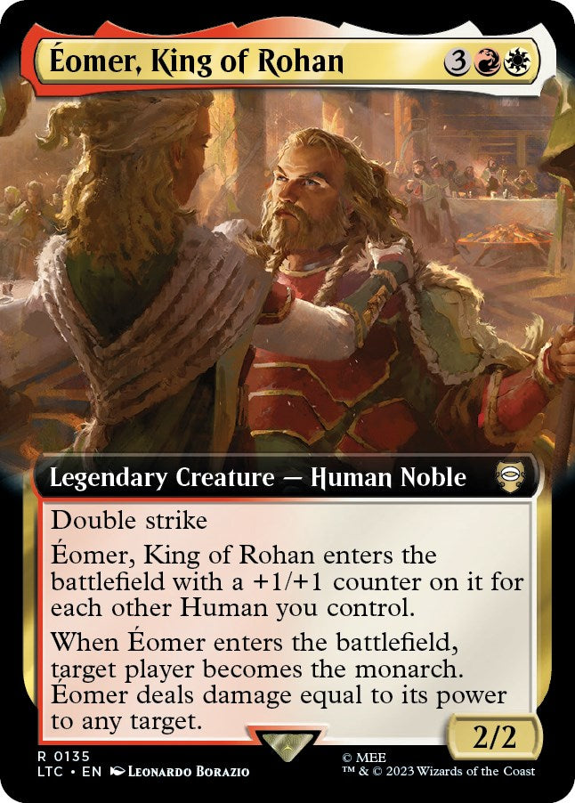 Eomer, King of Rohan (Extended Art) [The Lord of the Rings: Tales of Middle-Earth Commander] | Galaxy Games LLC