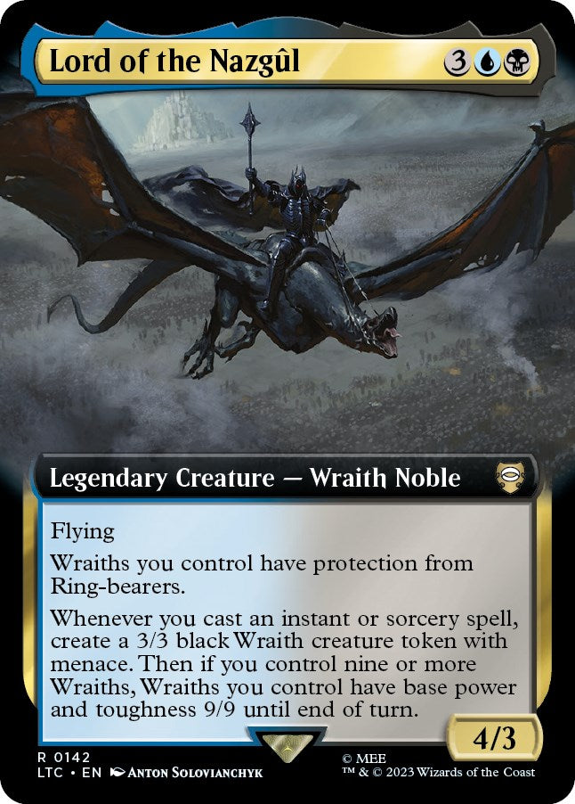 Lord of the Nazgul (Extended Art) [The Lord of the Rings: Tales of Middle-Earth Commander] | Galaxy Games LLC