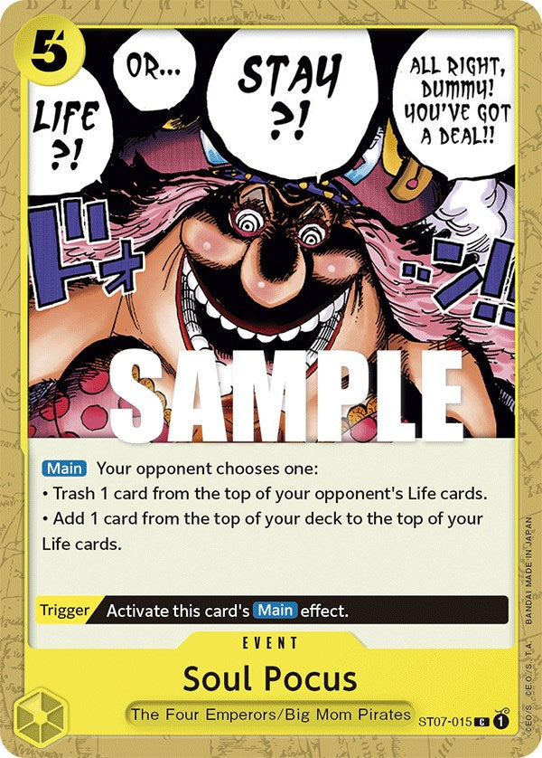 Soul Pocus [Starter Deck: Big Mom Pirates] | Galaxy Games LLC