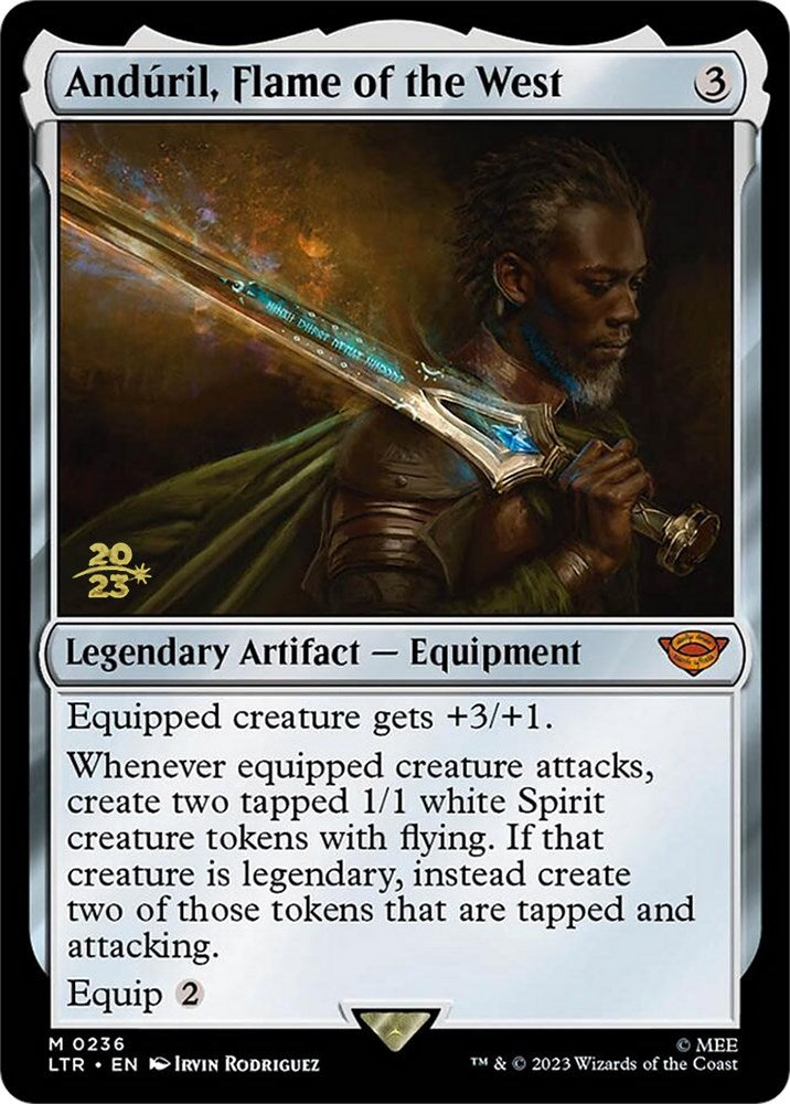 Anduril, Flame of the West [The Lord of the Rings: Tales of Middle-Earth Prerelease Promos] | Galaxy Games LLC