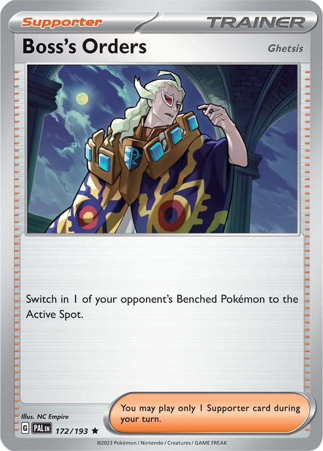 Boss's Orders (172/193) (Theme Deck Exclusive) [Scarlet & Violet: Paldea Evolved] | Galaxy Games LLC