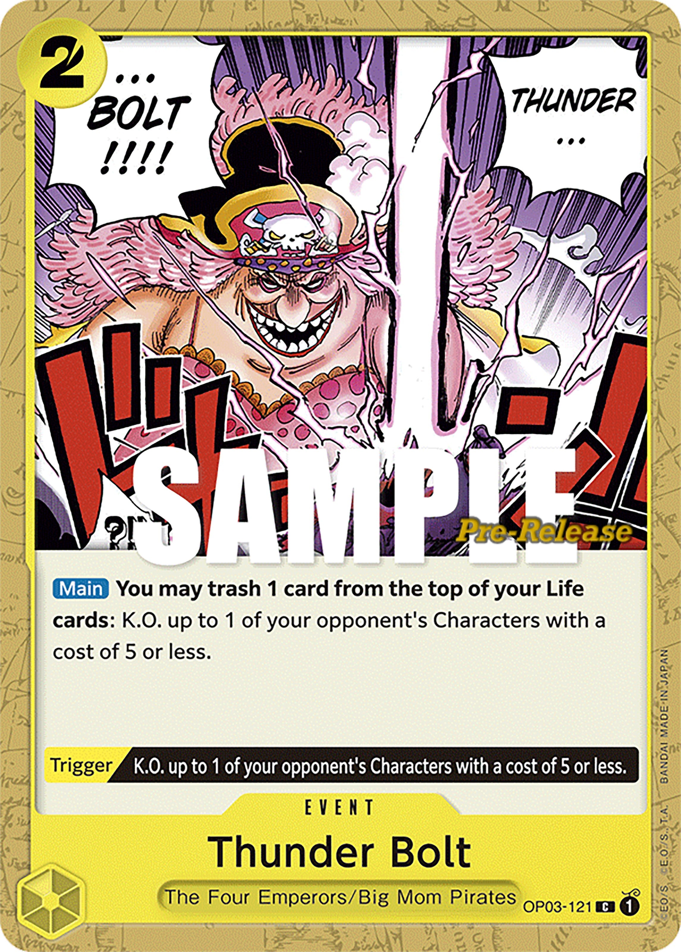 Thunder Bolt [Pillars of Strength Pre-Release Cards] | Galaxy Games LLC