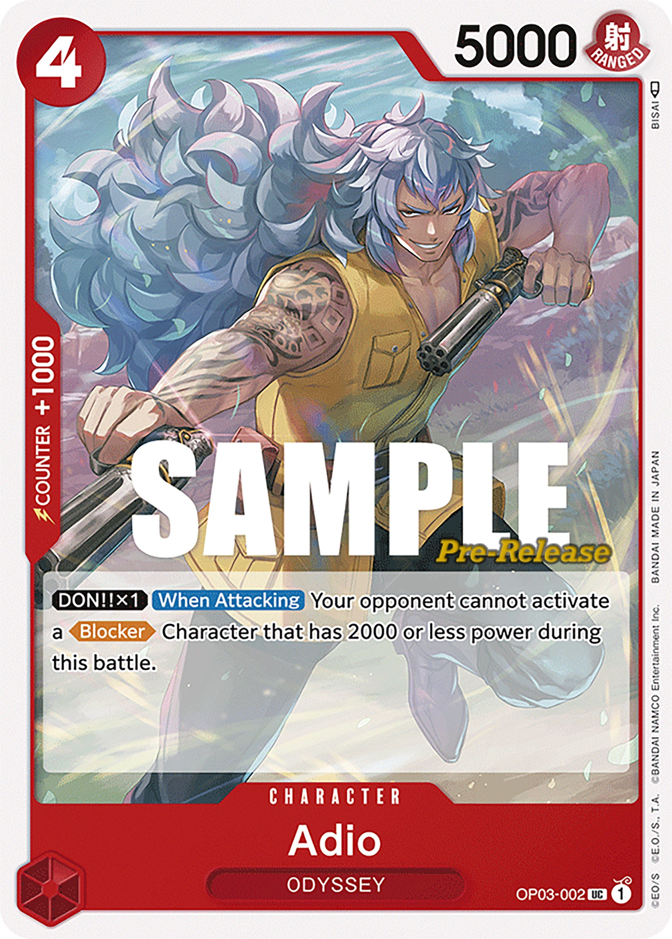Adio [Pillars of Strength Pre-Release Cards] | Galaxy Games LLC