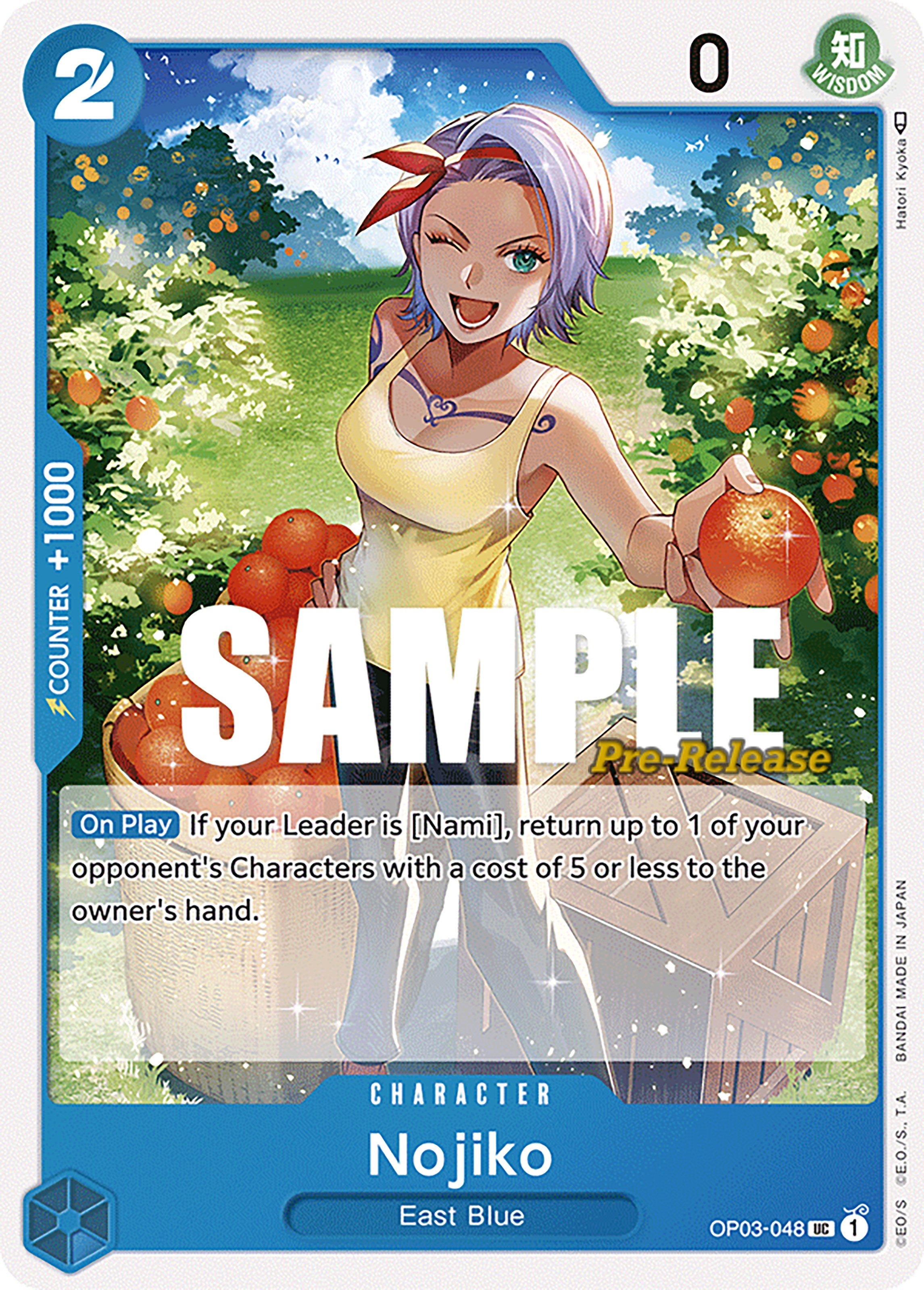 Nojiko [Pillars of Strength Pre-Release Cards] | Galaxy Games LLC