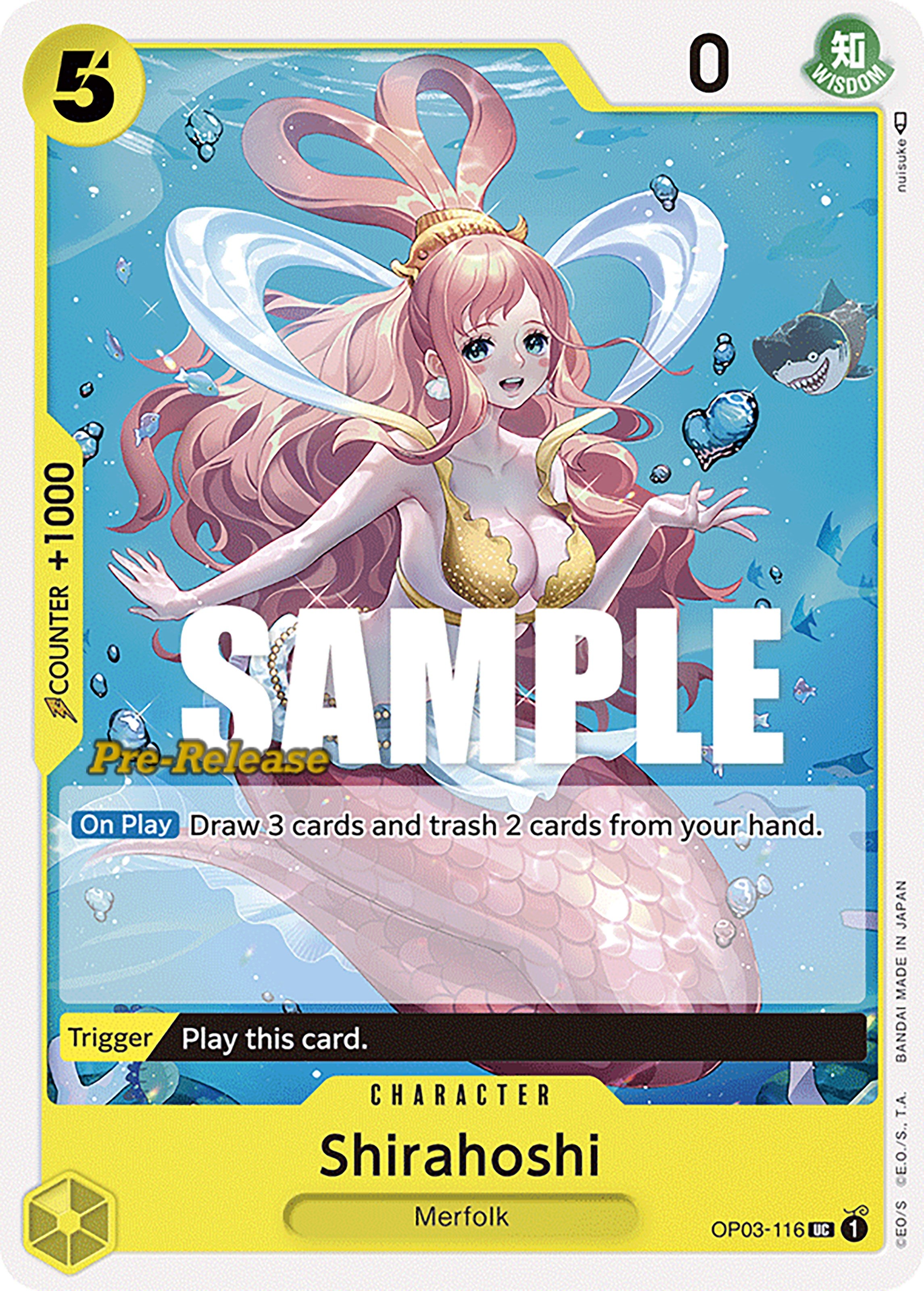 Shirahoshi [Pillars of Strength Pre-Release Cards] | Galaxy Games LLC