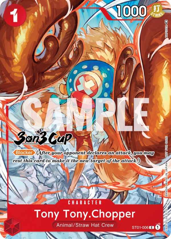 Tony Tony.Chopper (3-on-3 Cup) [Participant] [One Piece Promotion Cards] | Galaxy Games LLC