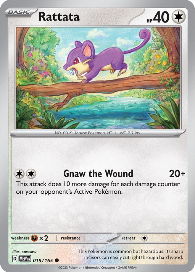 Rattata (019/165) [Scarlet & Violet 151] | Galaxy Games LLC