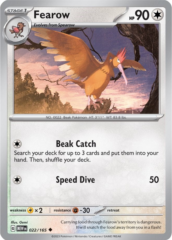 Fearow (022/165) [Scarlet & Violet 151] | Galaxy Games LLC