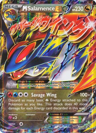 M Salamence EX (XY171) (Jumbo Card) [XY: Black Star Promos] | Galaxy Games LLC