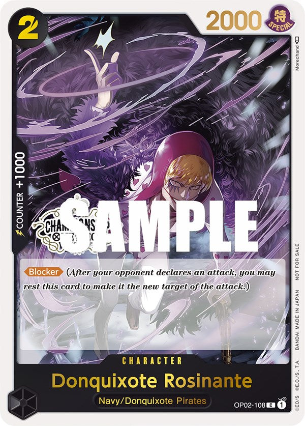 Donquixote Rosinante (Store Championship Participation Pack) [One Piece Promotion Cards] | Galaxy Games LLC