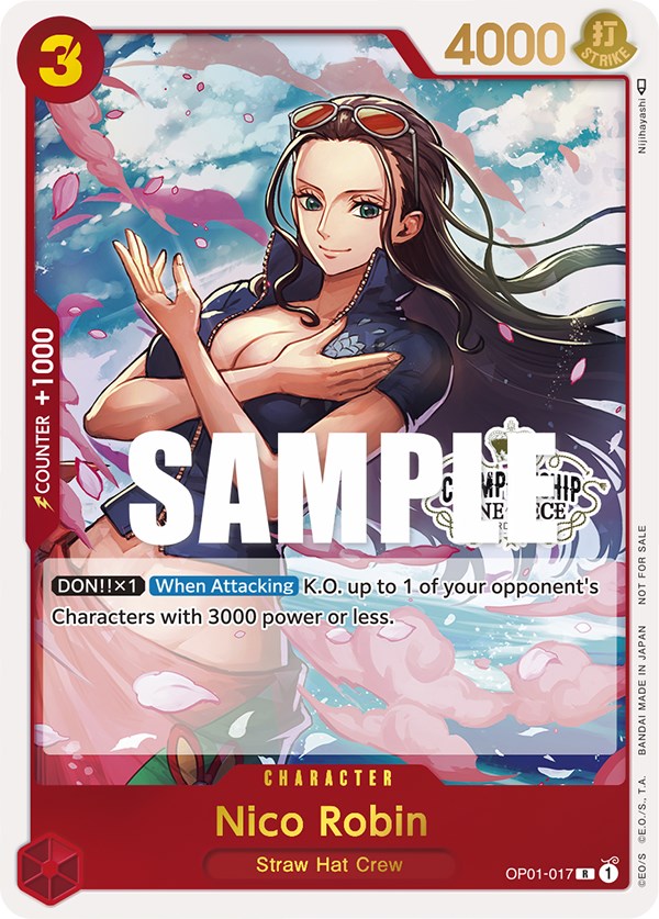 Nico Robin (Store Championship Participation Pack) [One Piece Promotion Cards] | Galaxy Games LLC