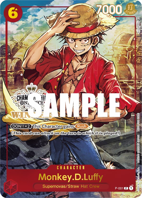 Monkey.D.Luffy (Store Championship Trophy Card) [One Piece Promotion Cards] | Galaxy Games LLC