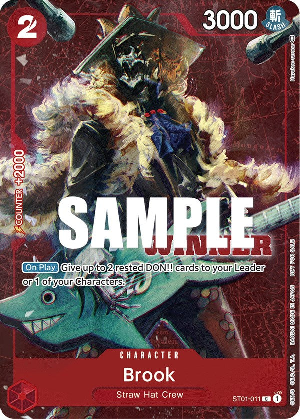 Brook (Tournament Pack Vol. 4) [Winner] [One Piece Promotion Cards] | Galaxy Games LLC
