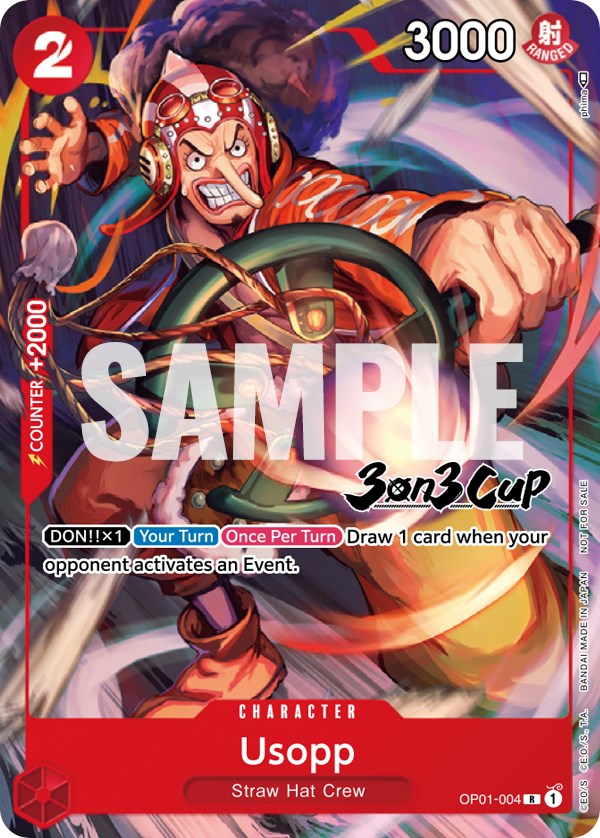 Usopp (3-on-3 Cup) [Participant] [One Piece Promotion Cards] | Galaxy Games LLC