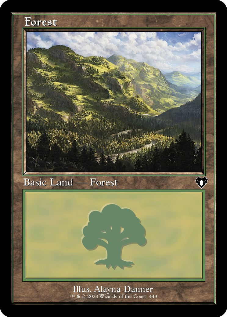 Forest (449) (Retro) [Commander Masters] | Galaxy Games LLC