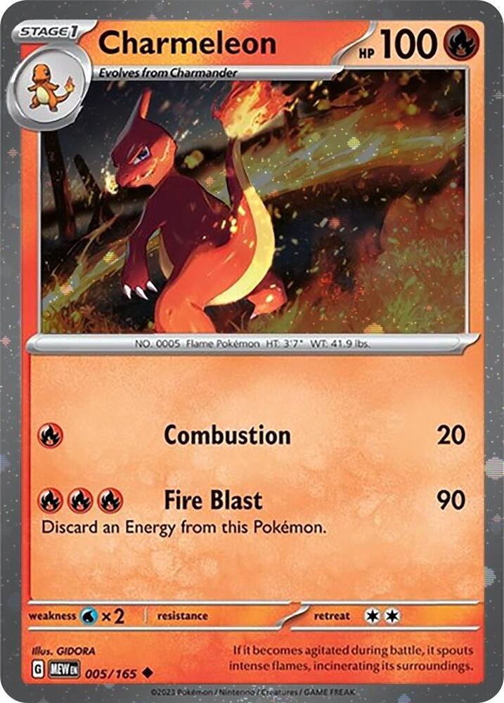 Charmeleon (005) (Cosmos Holo) [Scarlet & Violet: Black Star Promos] | Galaxy Games LLC