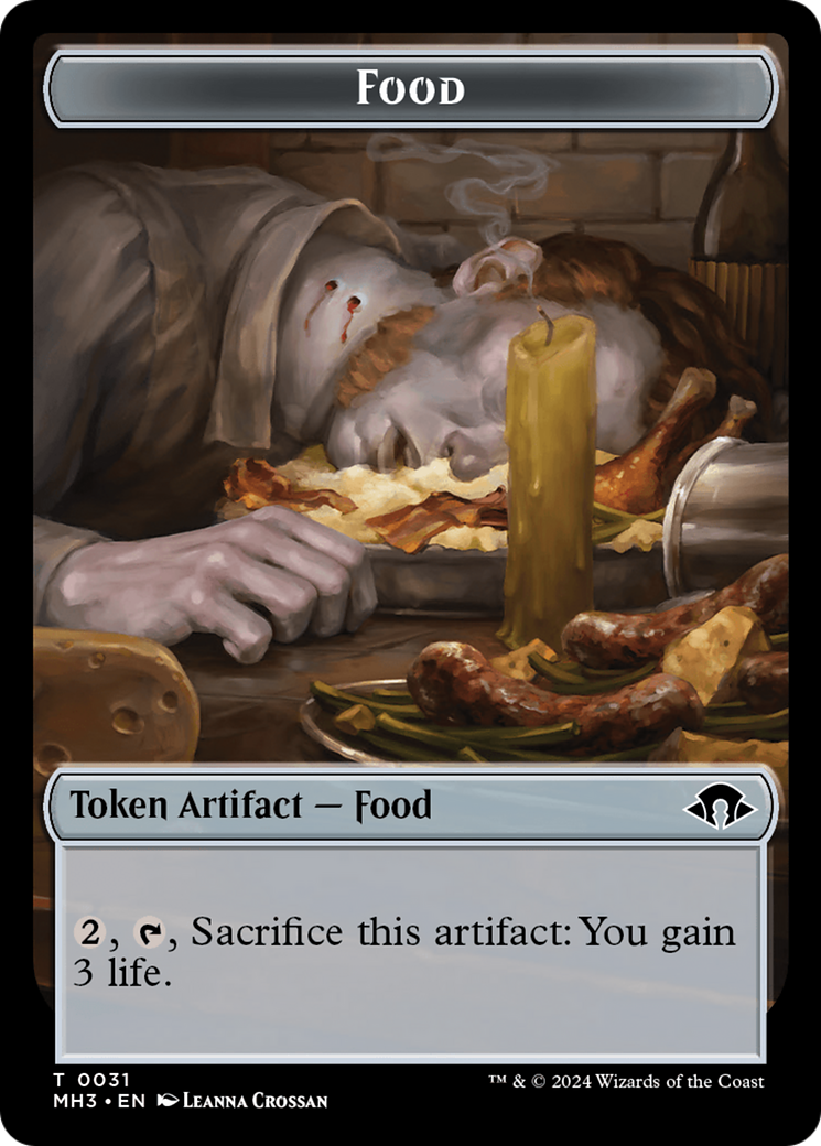 Phyrexian Germ // Food Double-Sided Token [Modern Horizons 3 Tokens] | Galaxy Games LLC