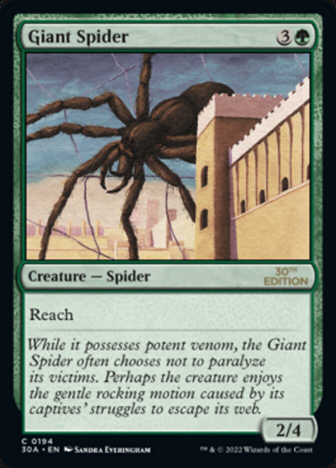Giant Spider [30th Anniversary Edition] | Galaxy Games LLC