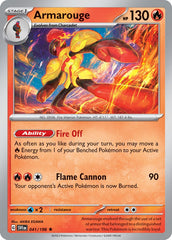 Armarouge (041/198) (Line Holo) [Scarlet & Violet: Base Set] | Galaxy Games LLC