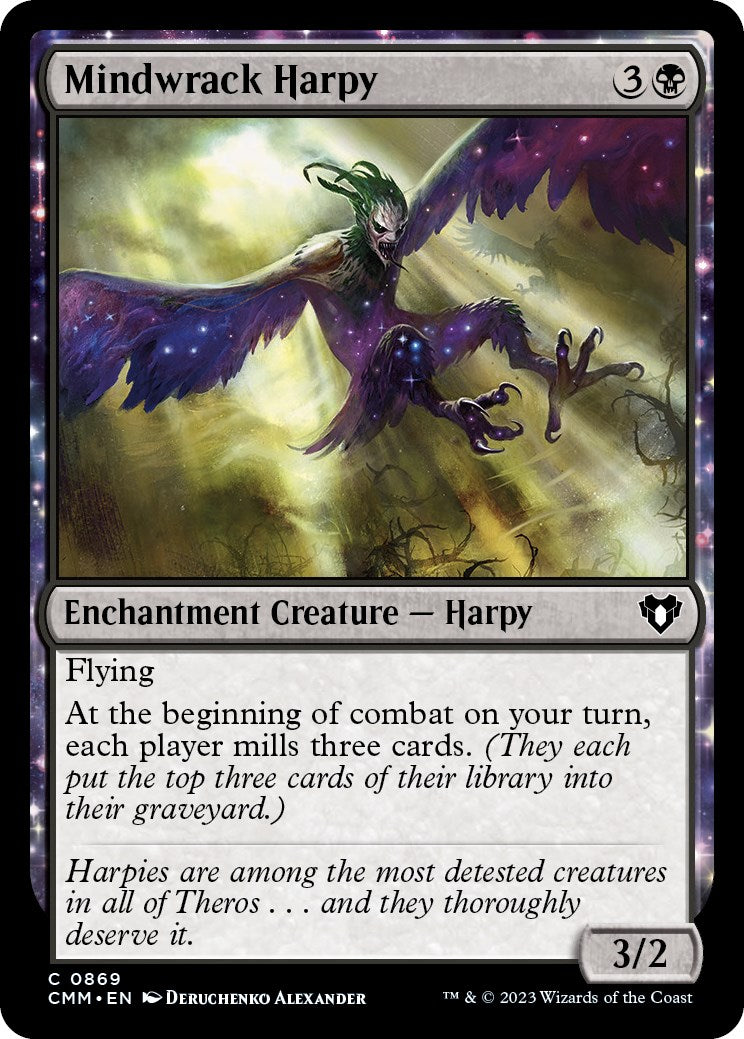 Mindwrack Harpy [Commander Masters] | Galaxy Games LLC