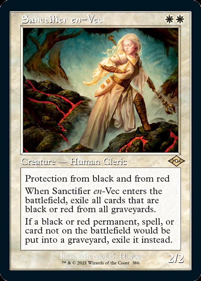 Sanctifier en-Vec (Retro Foil Etched) [Modern Horizons 2] | Galaxy Games LLC