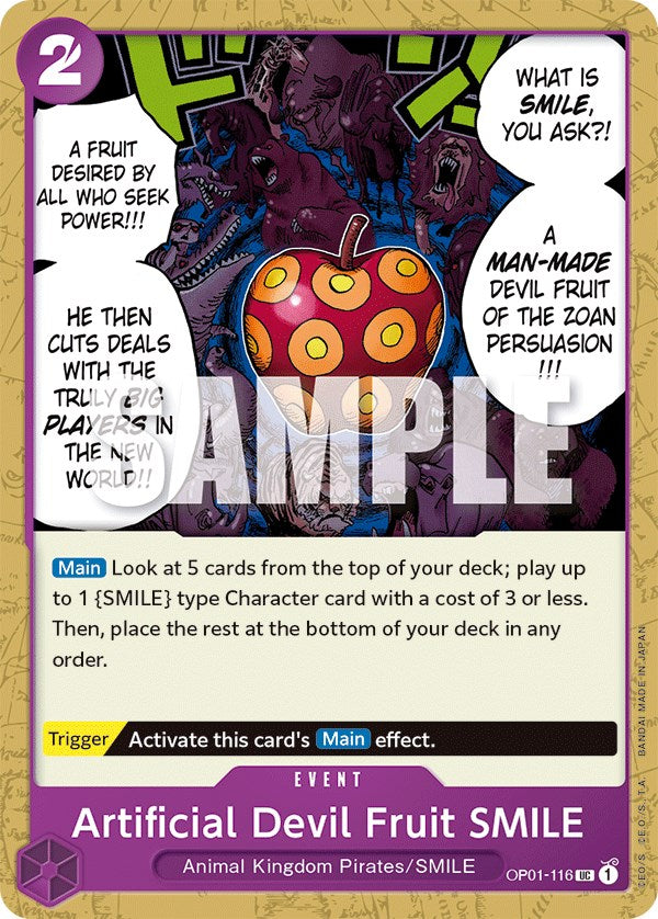 Artificial Devil Fruit SMILE [Romance Dawn] | Galaxy Games LLC