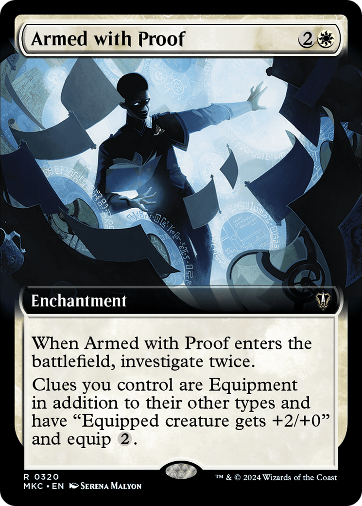 Armed with Proof (Extended Art) [Murders at Karlov Manor Commander] | Galaxy Games LLC