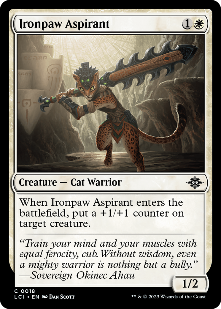 Ironpaw Aspirant [The Lost Caverns of Ixalan] | Galaxy Games LLC