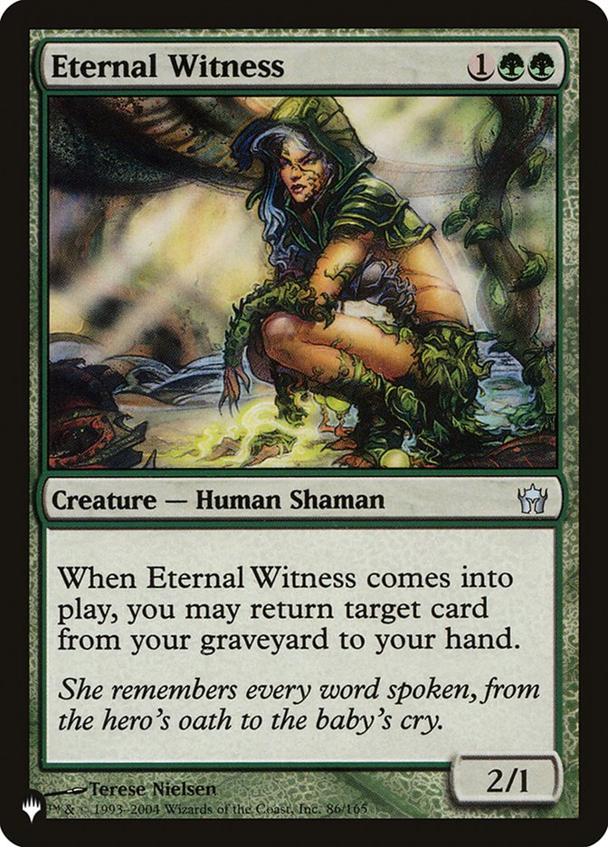 Eternal Witness [The List] | Galaxy Games LLC