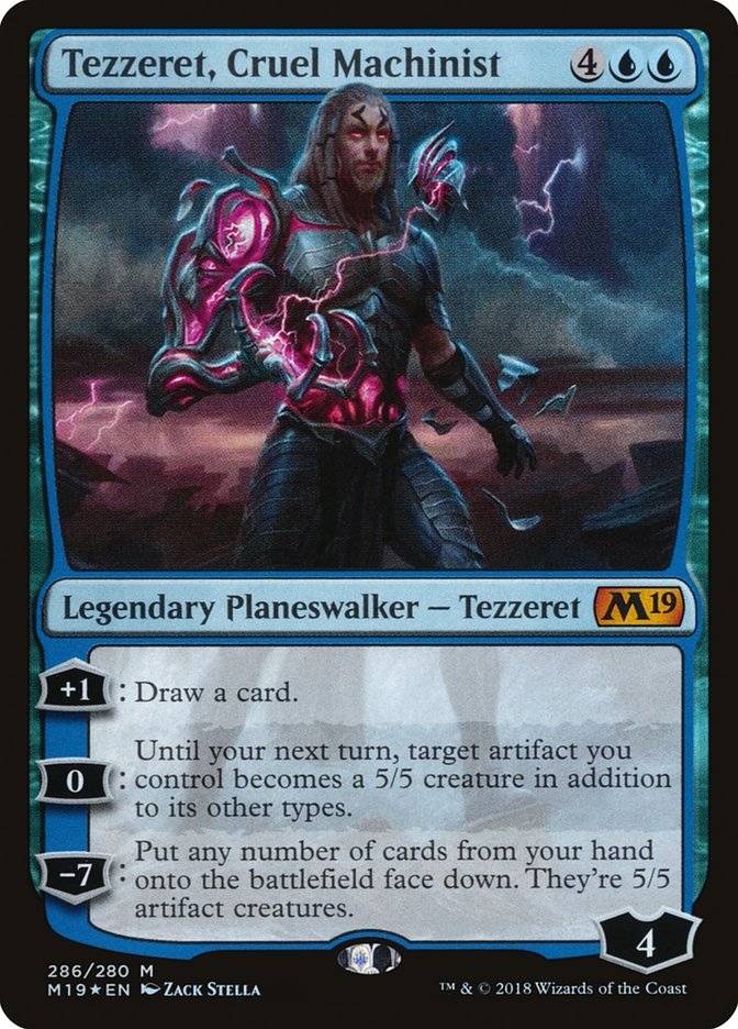 Tezzeret, Cruel Machinist [Core Set 2019] | Galaxy Games LLC