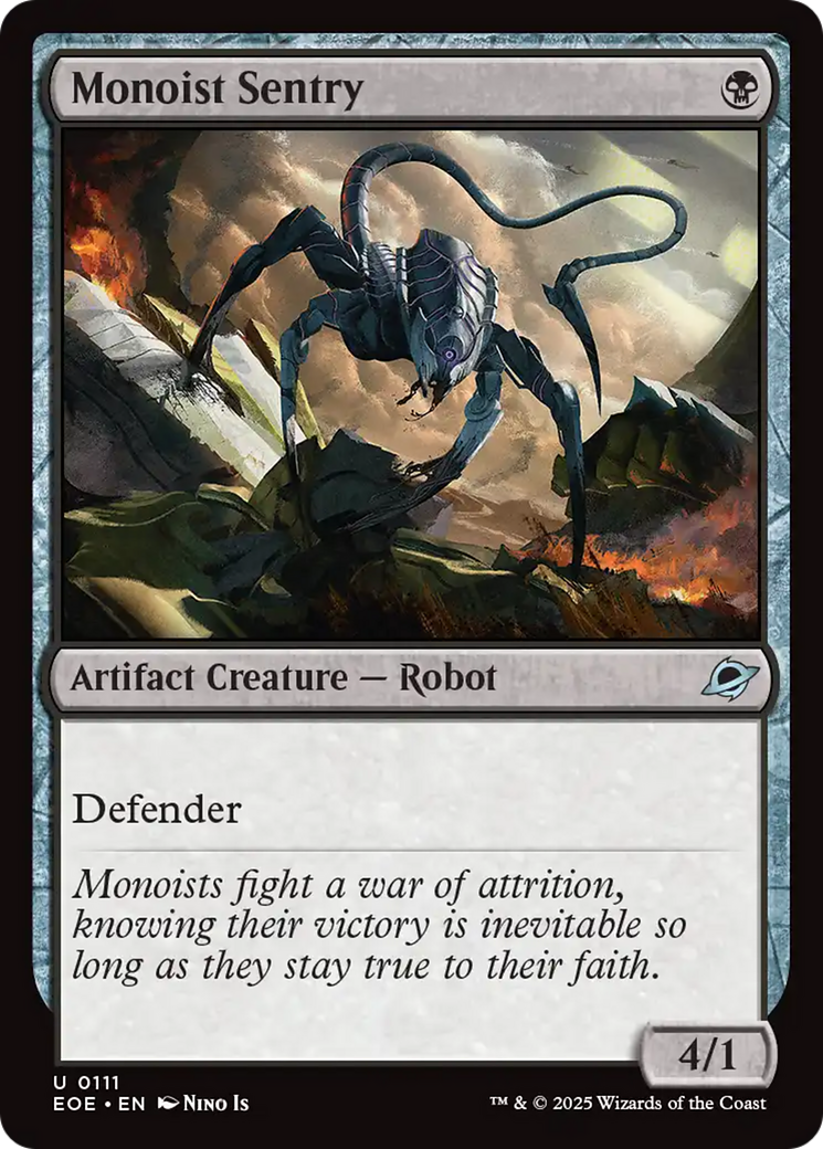 Monoist Sentry [Edge of Eternities] | Galaxy Games LLC