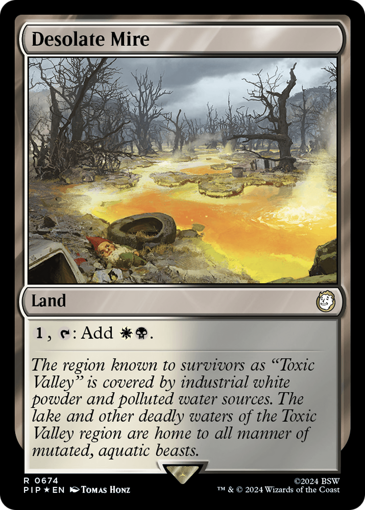 Desolate Mire (Surge Foil) [Fallout] | Galaxy Games LLC