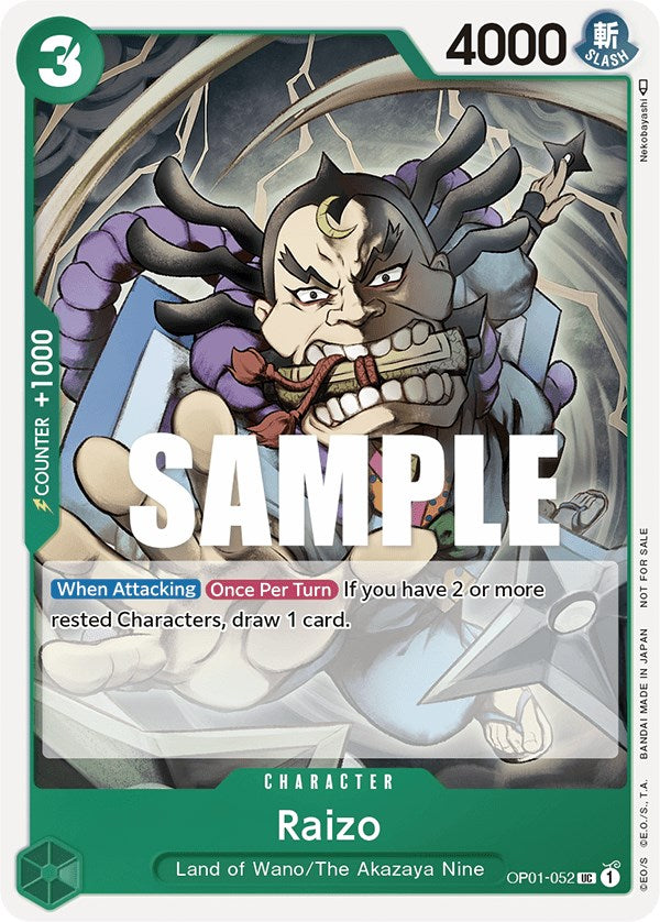 Raizo (Event Pack Vol. 2) [One Piece Promotion Cards] | Galaxy Games LLC