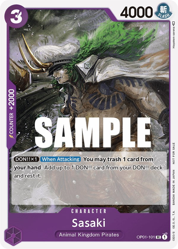 Sasaki (Event Pack Vol. 2) [One Piece Promotion Cards] | Galaxy Games LLC
