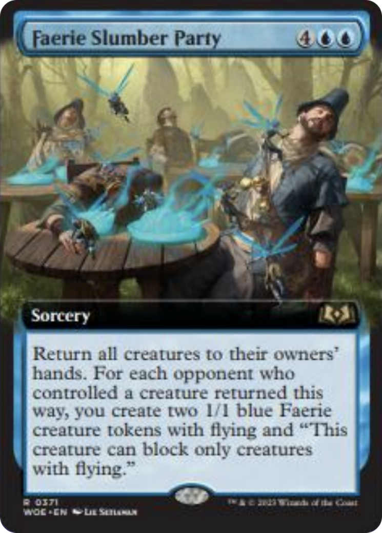 Faerie Slumber Party (Extended Art) [Wilds of Eldraine] | Galaxy Games LLC