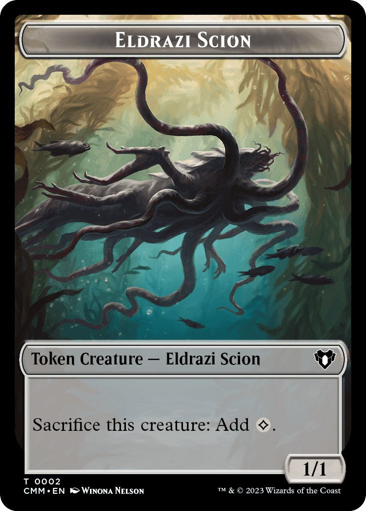 Eldrazi Scion // Phyrexian Beast Double-Sided Token [Commander Masters Tokens] | Galaxy Games LLC