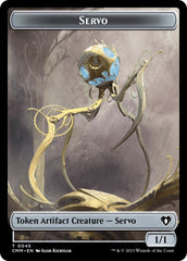 Servo // Construct (0041) Double-Sided Token [Commander Masters Tokens] | Galaxy Games LLC