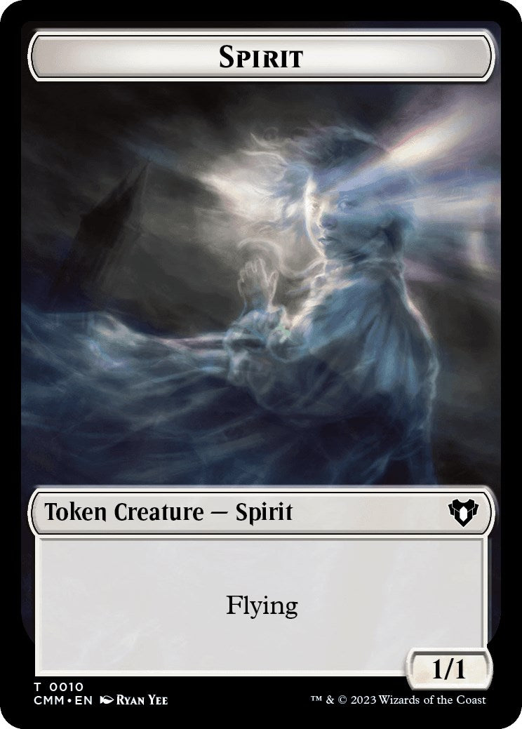 Spirit (0010) // Satyr Double-Sided Token [Commander Masters Tokens] | Galaxy Games LLC