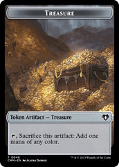 Treasure // Stoneforged Blade Double-Sided Token [Commander Masters Tokens] | Galaxy Games LLC