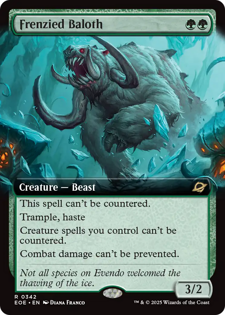 Frenzied Baloth (Extended Art) [Edge of Eternities] | Galaxy Games LLC