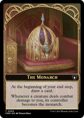 The Monarch // Elf Druid Double-Sided Token [Commander Masters Tokens] | Galaxy Games LLC