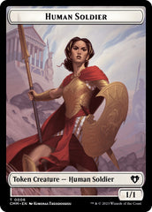 Human Soldier // Dragon (0021) Double-Sided Token [Commander Masters Tokens] | Galaxy Games LLC