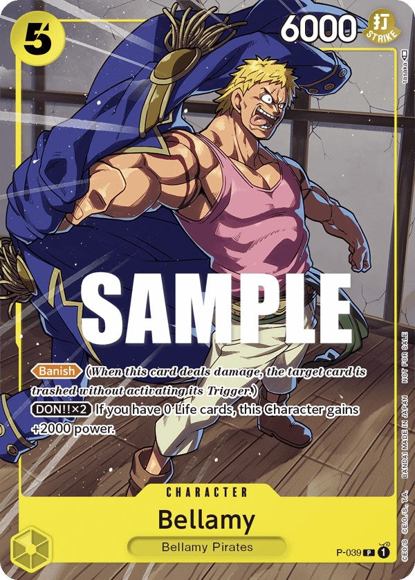 Bellamy (Pirates Party Vol. 4) [One Piece Promotion Cards] | Galaxy Games LLC