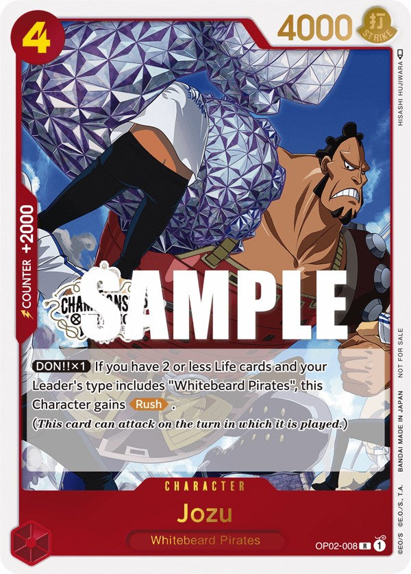 Jozu (Store Championship Participation Pack Vol. 2) [One Piece Promotion Cards] | Galaxy Games LLC