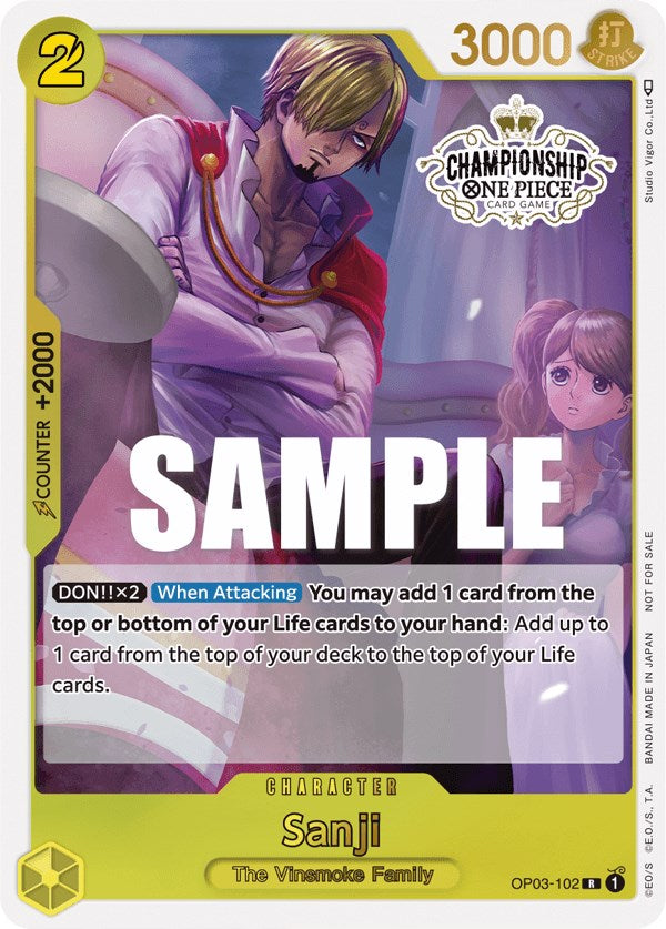 Sanji (Store Championship Participation Pack Vol. 2) [One Piece Promotion Cards] | Galaxy Games LLC