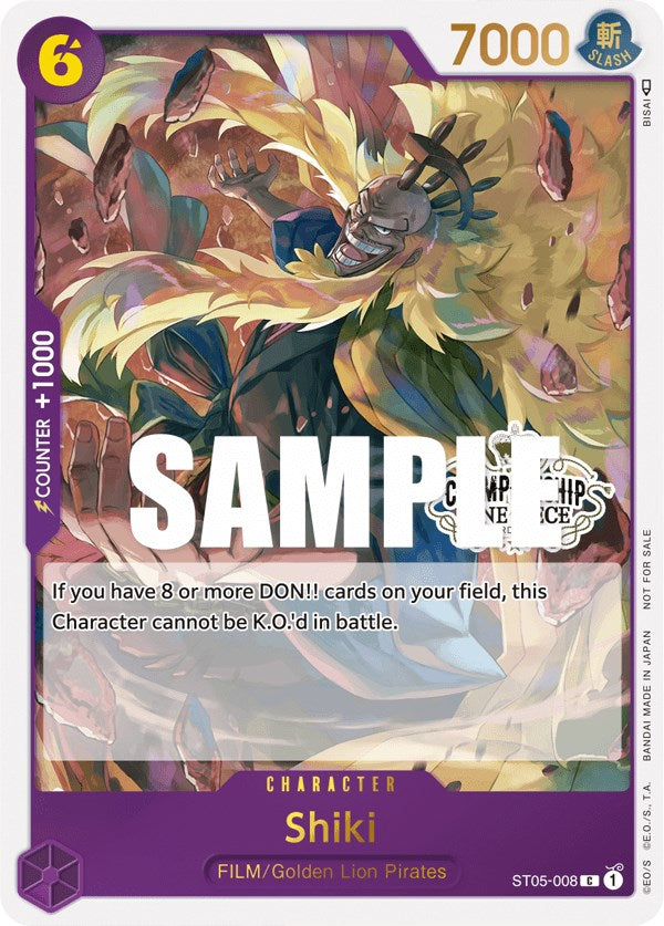 Shiki (Store Championship Participation Pack Vol. 2) [One Piece Promotion Cards] | Galaxy Games LLC