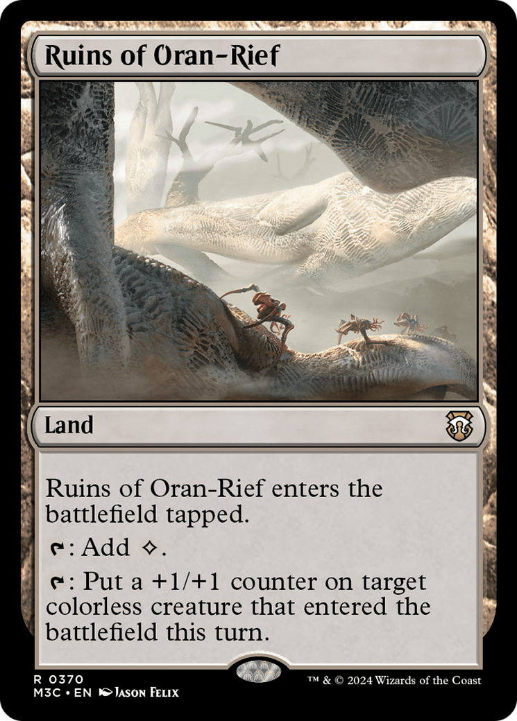 Ruins of Oran-Rief (Ripple Foil) [Modern Horizons 3 Commander] | Galaxy Games LLC