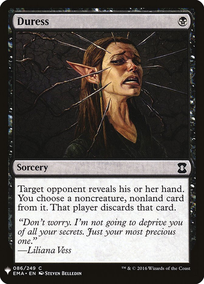 Duress [Mystery Booster] | Galaxy Games LLC
