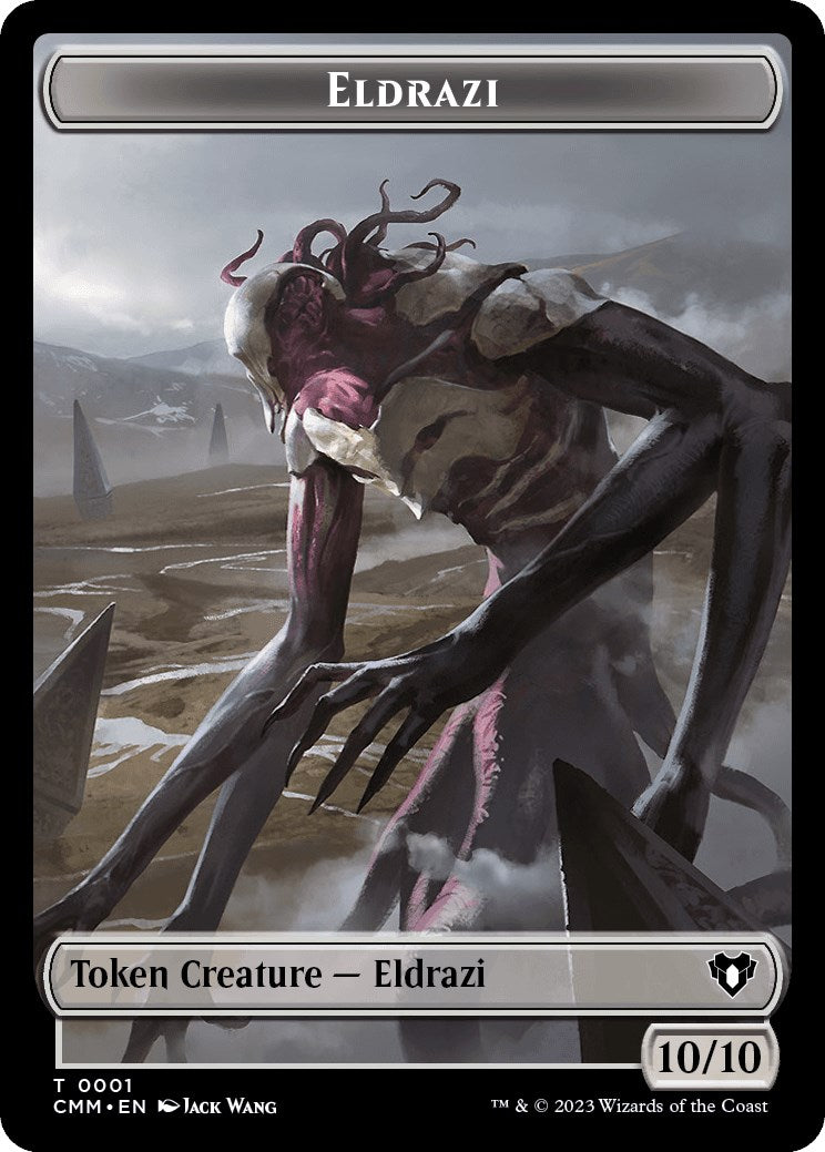 Eldrazi // Cat (0030) Double-Sided Token [Commander Masters Tokens] | Galaxy Games LLC